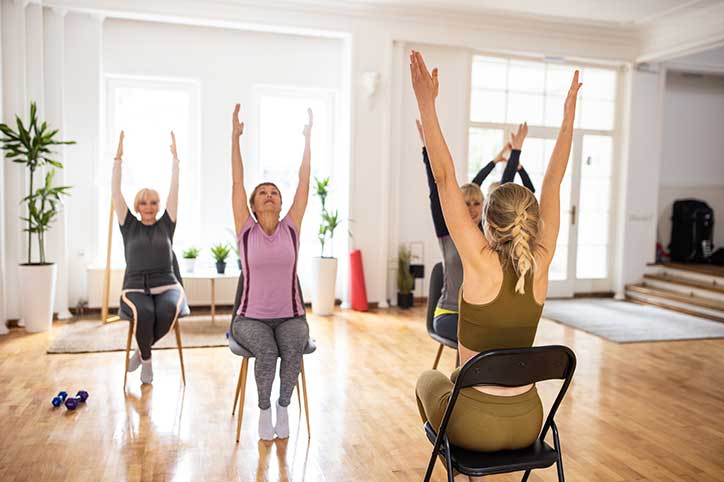 On Site:  Chair yoga for survivors